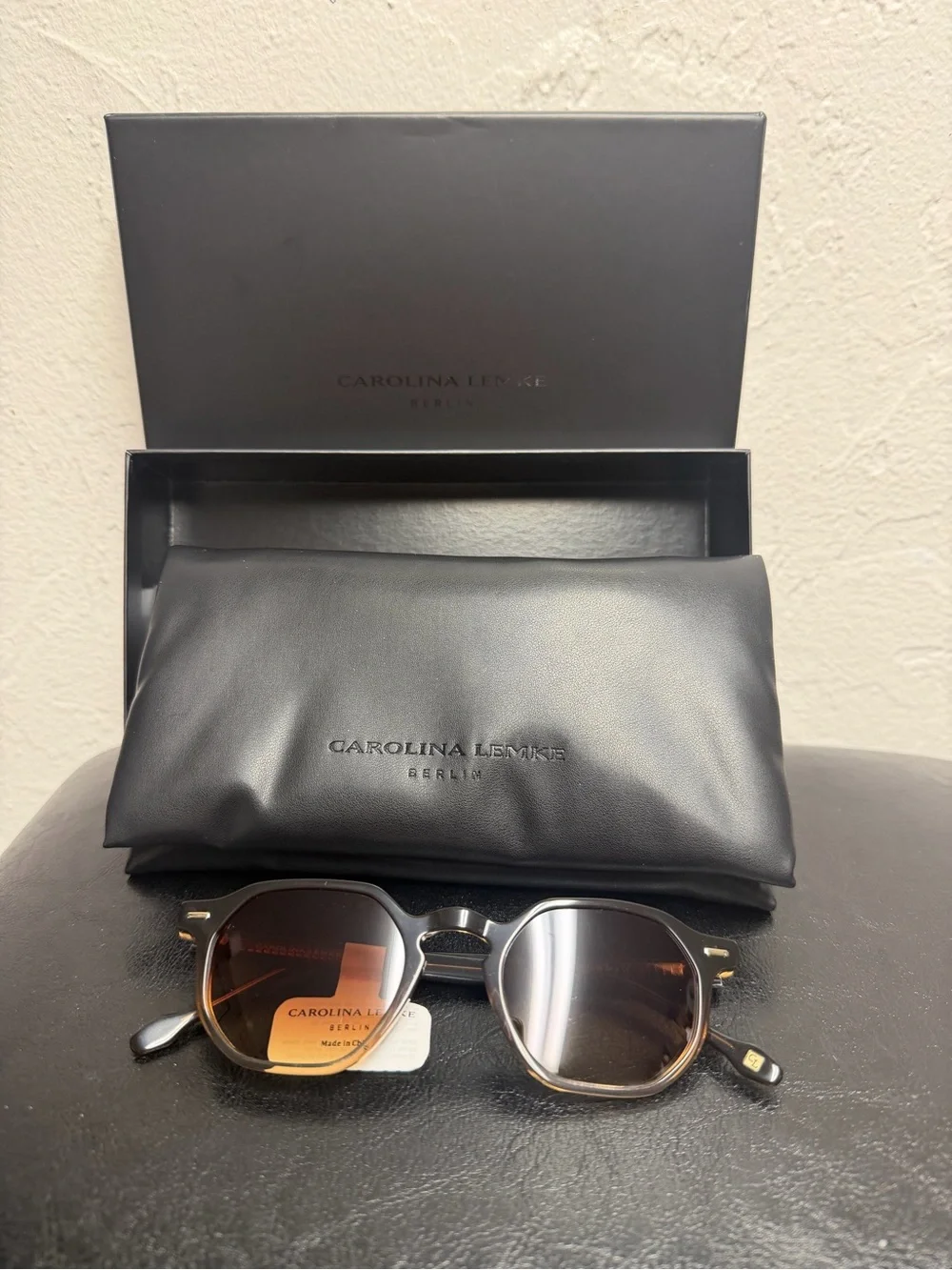 Carolina Lemke Berlin Women's Brown Gradient Sunglasses